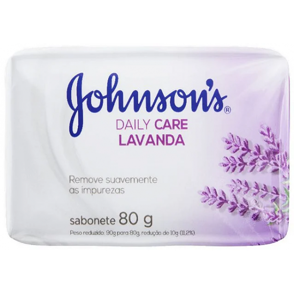 Sabonete Johnsons Lavanda Daily Care - Barra 80g